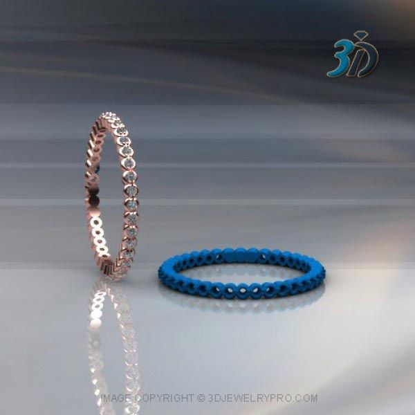3D printable CAD file for eternity ring model
