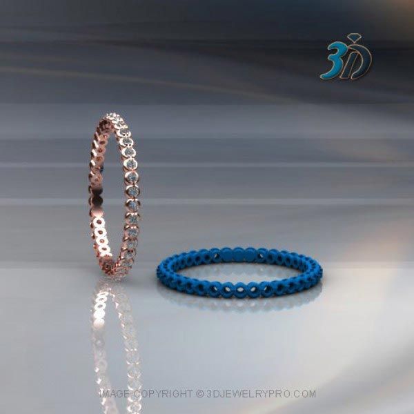 3D CAD printing files for precision designed eternity ring model