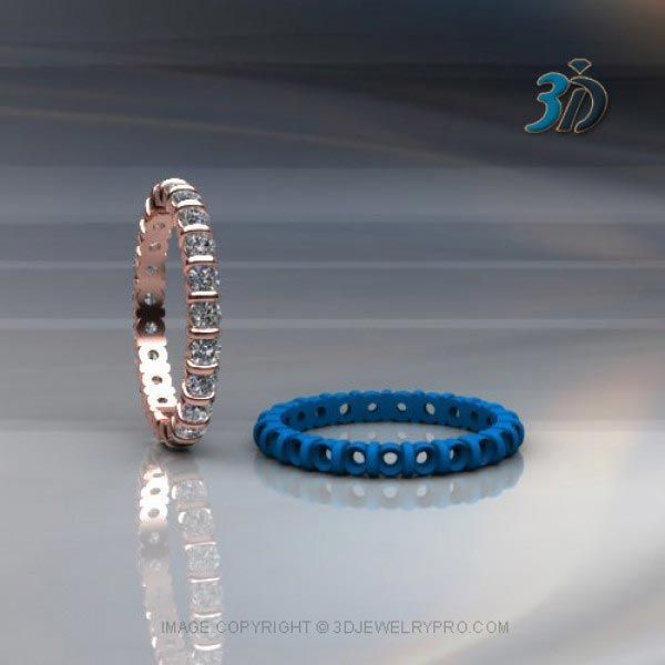 CAD printing files for eternity 3D ring model