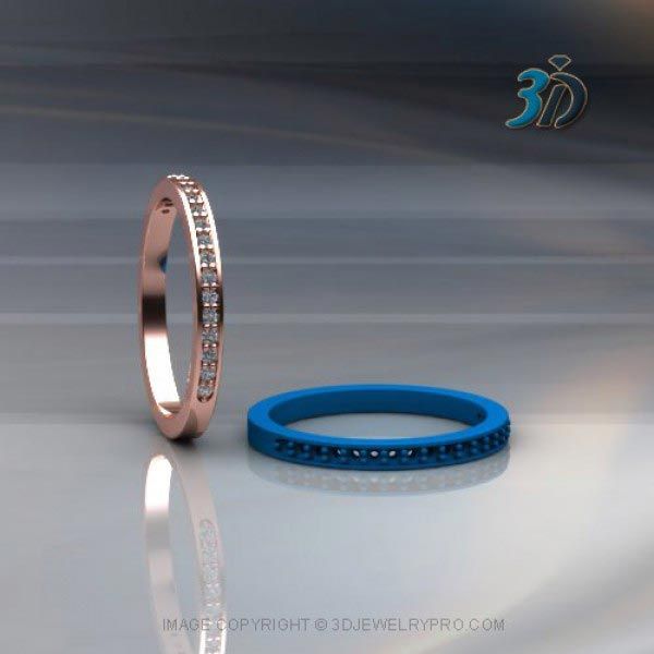 Jewelry 3D Eternity Ring Model CAD Printing File