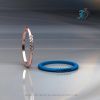 High quality designed eternity ring model 3D printing file with bezel presetting