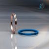 Precision eternity ring 3D print CAD model file sale with channel presetting 