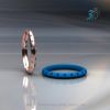 Rhino 3D jewellery printing file for eternity ring design with half flush preset