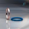 3D printing jewelry cad design file for eternity ring with scallop setting