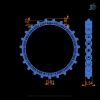 Specifications for 3D eternity ring CAD model with bar setting