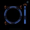 Specification For Beat Bright Set 3D Eternity Ring Print File