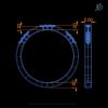 Specification For Jewelry CAD Eternity Ring File With Beat Bright Set