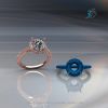 Halo-Engagement-Ring 3D Model-001