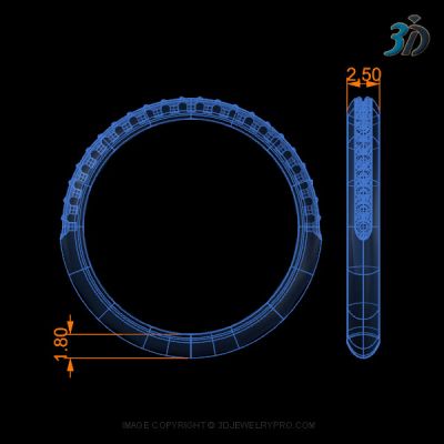 Women-Wedding-3d-Ring Model-042